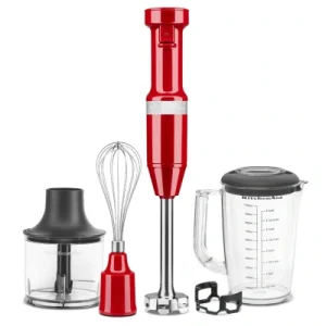 Blender KitchenAid 5KHBV83EER 180 W czerwony, stal nierdzewna Blender KitchenAid 5KHBV83EER 180 W czerwony, stal nierdzewna