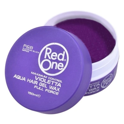 Red One, Aqua Hair Gel Wax, wosk do włosów Violetta, 150 ml