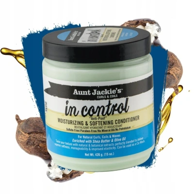 Aunt Jackie’s, In Control Moisturizing & Softening Conditioner, Odżywka do włosów, 426g Aunt Jackie’s, In Control Moisturizing & Softening Conditioner, Odżywka do włosów, 426g