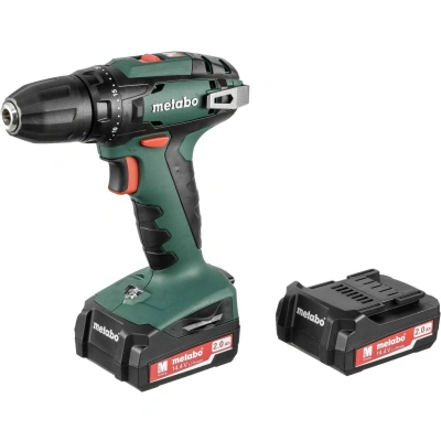 Metabo Wiertarko wkrętarka akumulatorowa BS 14.4 (602206530) 14,4 V 2x Li Ion; ładowarka SC 30; walizka z tworzywa sztucznego, rodzaj akumulatora: Ion, napięcie V, pojemność 2 x Ah - obrazek 1