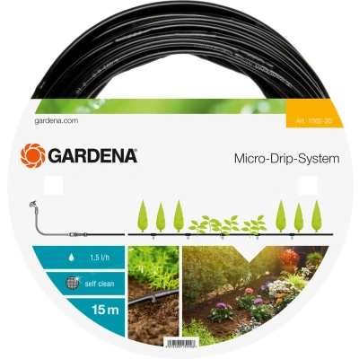 Gardena Micro Drip System naziemna linia kroplująca 4,6 mm (3/16′), 15 m Gardena Micro Drip System naziemna linia kroplująca 4,6 mm (3/16′), 15 m