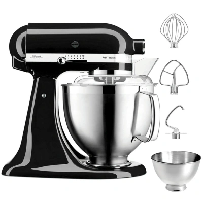 Robot KitchenAid Artisan 5KSM185PSEOB czarny - obrazek 1
