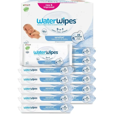 WaterWipes, Chusteczki nawilżane dla dzieci Bio, 720 sztuk - obrazek 1