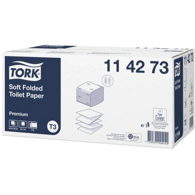 T3 Tork Folded Papier Toalet. 114273 - obrazek 1