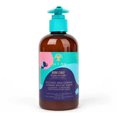 As I Am Born Curly Avocado Shea CoWash, Szampon do włosów, 240ml