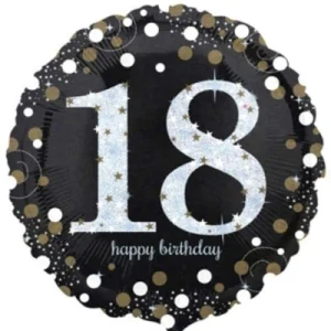 Balon foliowy, Urodziny 18, Sparkling Celebrations Gold, 18′ Balon foliowy, Urodziny 18, Sparkling Celebrations Gold, 18′