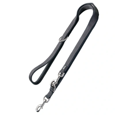 Smycz HUNTER Divo & Maldon, szara Dł. x szer.: 190 1,5 cm - obrazek 1