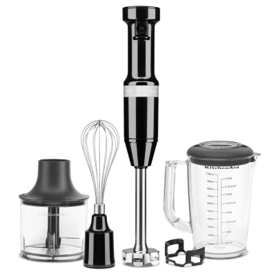 KitchenAid 5KHBV83EOB Blender rczny z akcesoriami Onyx czarny Serwisowany fabrycznie