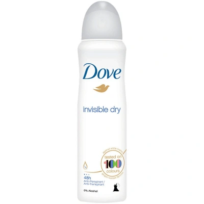 Dove Deo Spray Invisible Dry dezodorant Unisex 48 h, 6 x 150 ml - obrazek 1